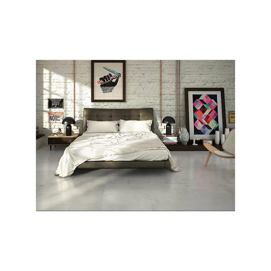 Gioia Materia Carrelage grès cérame effet ciment brut REGENERATION 90x90 cm Gris Foncé, Anthracite - Semi-Poli / Lappato - boîte de 0.80 m2