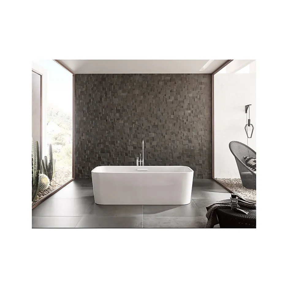 Gioia Materia Carrelage grès cérame effet ciment brut REGENERATION 90x90 cm Gris Foncé, Anthracite - Semi-Poli / Lappato - boîte de 0.80 m2