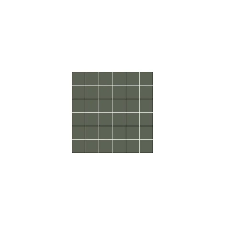Carrelage grès cérame MATCOLOR Mosaïque 5x5 cm Vert - Mat - boîte de 0.45 m2 --Gioia Materia Hot