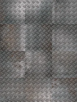 Carrelage imitant le metal 20X20 Decor Lisse Facon Ad Gris 11mm - vendu par boite de 1 m2 soit 25 carreaux --Carrelage Signature Sale