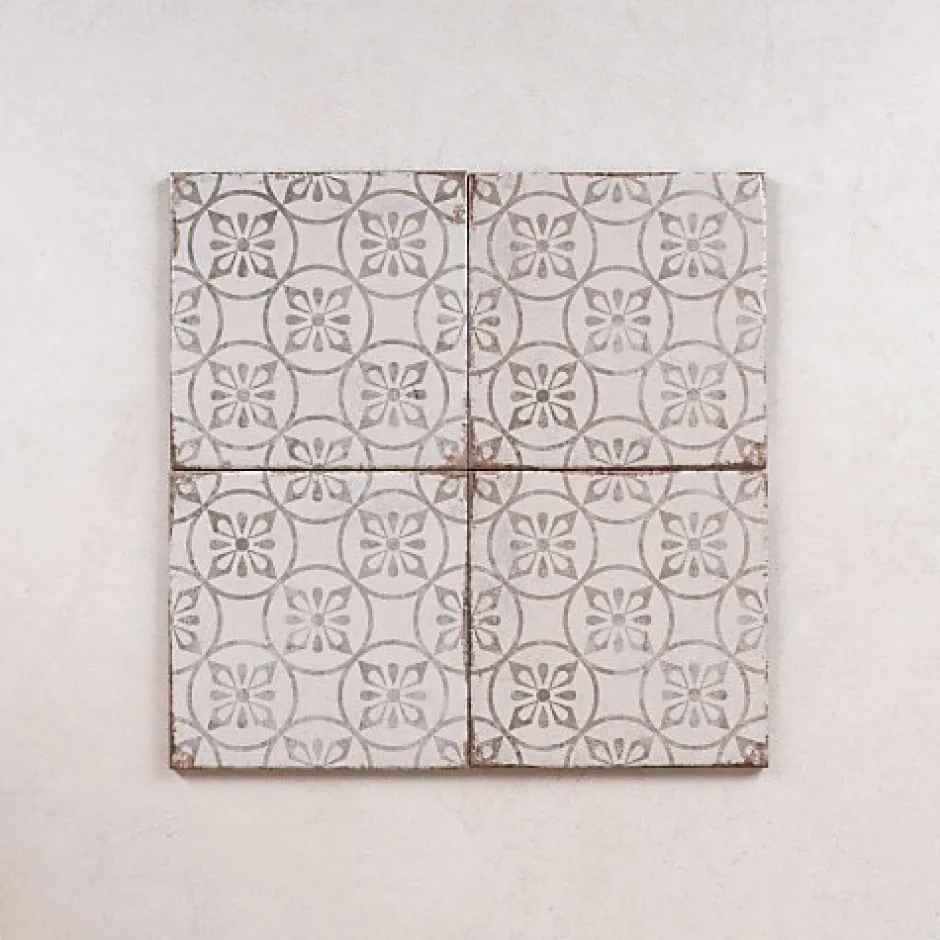 Les Carreaux De Jean Carrelage Imitation Carreaux de Ciment GRAFTON 20x20 Capel Taupe - Les Carreaux de Jean