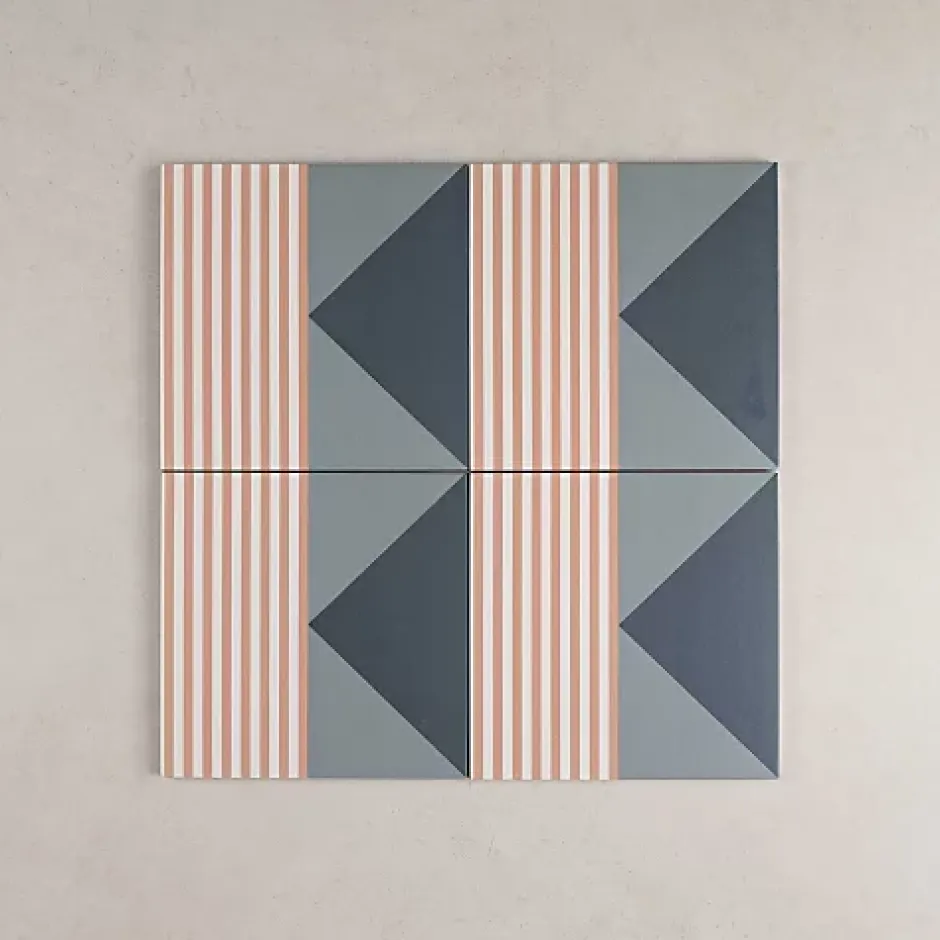 Carrelage Imitation Carreaux de Ciment BAUHOME 20x20 Stritch Cold - Les Carreaux de Jean-Gioia Materia Online