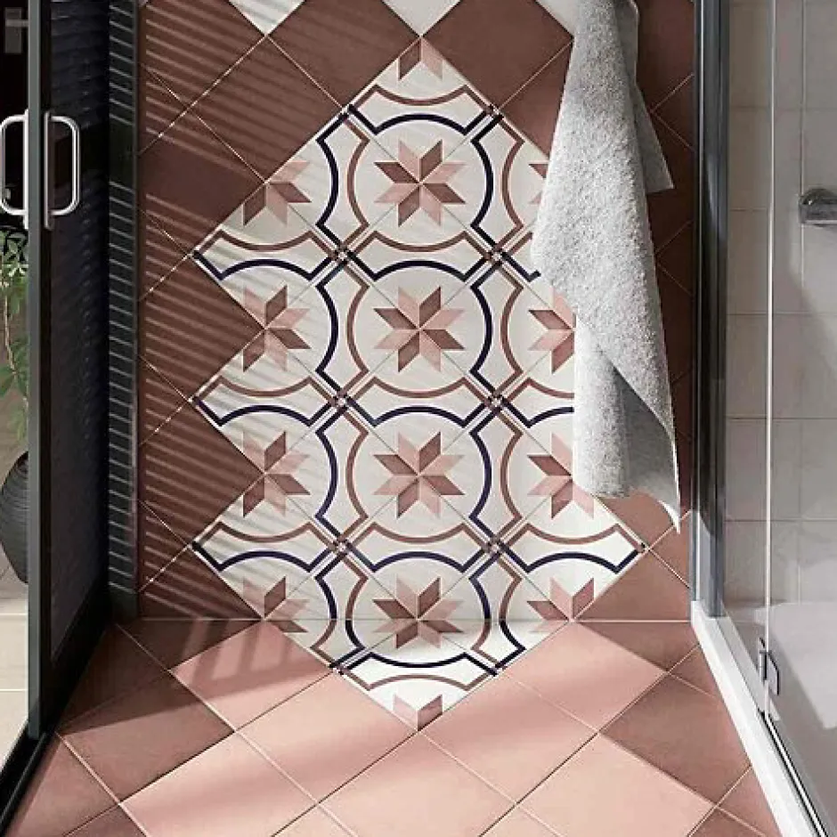 Carrelage Imitation Carreaux de Ciment ART NOUVEAU DECOR 20x20 Embassy Colour - Les Carreaux de Jean-Gioia Materia Hot