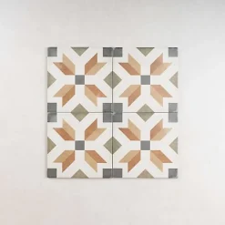 Gioia Materia Carrelage Imitation Carreaux de Ciment ART NOUVEAU DECOR 20x20 Empire Colour - Les Carreaux de Jean