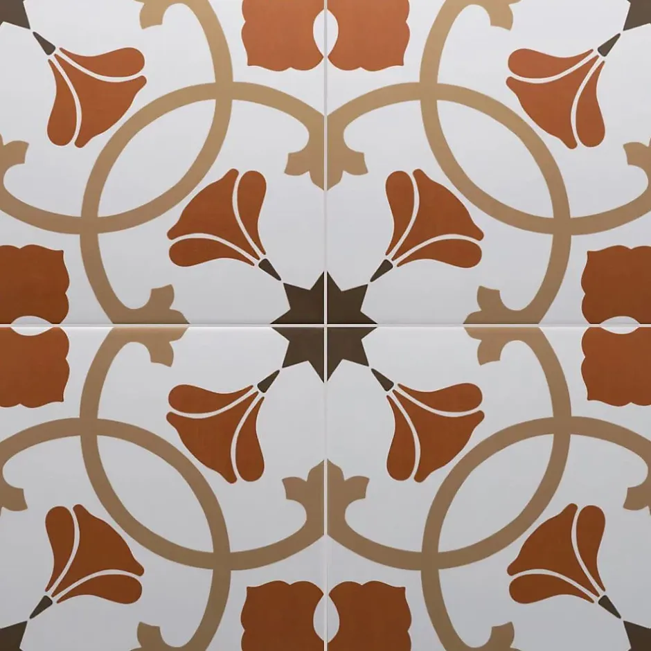 Les Carreaux De Jean Carrelage Imitation Carreaux De Ciment 20x20 RIVOLI Austin - Les Carreaux de Jean