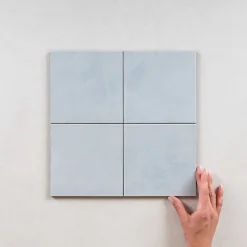 Carrelage Imitation Carreaux de Ciment Blue FIORENTINA 15x15 - Les Carreaux de Jean-Les Carreaux De Jean  Discount