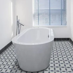 Les Carreaux De Jean  Carrelage Imitation Carreaux de Ciment LA MADELEINE 20x20 Chere Bleu - Les Carreaux de Jean