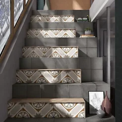 Carrelage Imitation Carreaux de Ciment ART NOUVEAU DECOR 20x20 Apollo Colour - Les Carreaux de Jean-Gioia Materia Clearance