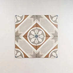 Carrelage Imitation Carreaux de Ciment ART NOUVEAU DECOR 20x20 Apollo Colour - Les Carreaux de Jean-Gioia Materia Clearance