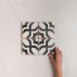 Carrelage Imitation Carreaux De Ciment 12,5x12,5 CASABLANCA Farissi - Les Carreaux de Jean-Les Carreaux De Jean Outlet