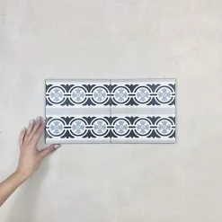 Carrelage Imitation Carreaux de Ciment LA MADELEINE 20x20 Touquet Ligne - Les Carreaux de Jean-Les Carreaux De Jean  Outlet