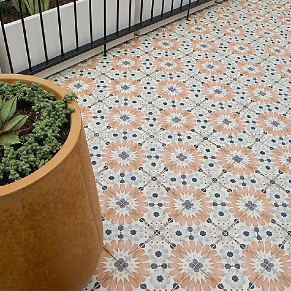 Les Carreaux De Jean Carrelage Imitation Carreaux De Ciment LOFT FLOOR 20x20 Sylvania - Les Carreaux de Jean