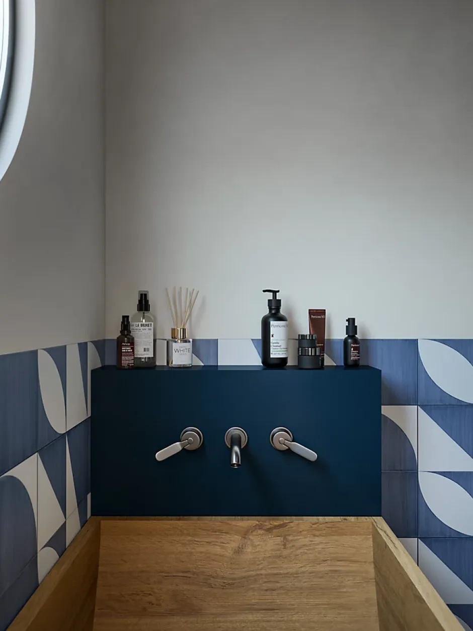 Carrelage Imitation Carreaux De Ciment 20x20 SCENARIO Decoro Mix Blu - Les Carreaux de Jean-Les Carreaux De Jean New