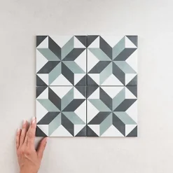 Gioia Materia Carrelage Imitation Carreaux de Ciment 15x15 Célin - Les Carreaux de Jean