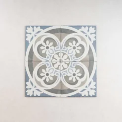 Gioia Materia Carrelage Imitation Carreaux de Ciment ART NOUVEAU DECOR 20x20 Music Hall - Les Carreaux de Jean