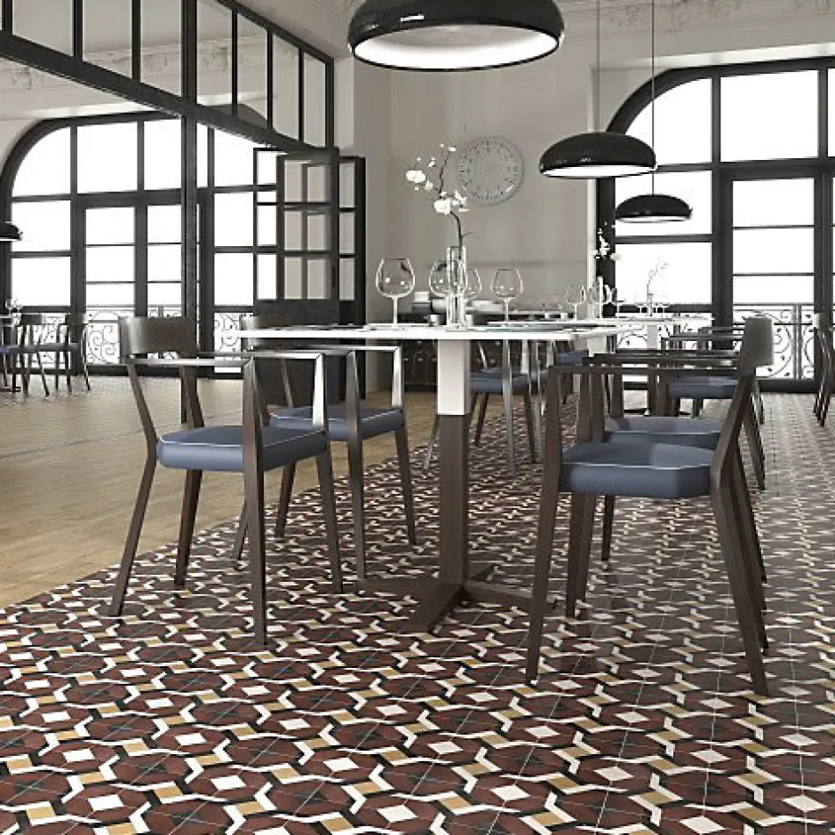 Carrelage Imitation Carreaux de Ciment 15x15 Morgan - Les Carreaux de Jean-Gioia Materia Discount