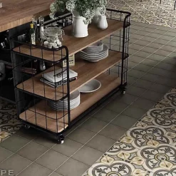 Carrelage Imitation Carreaux de Ciment ART NOUVEAU DECOR 20x20 Majestic Colour - Les Carreaux de Jean-Gioia Materia Clearance