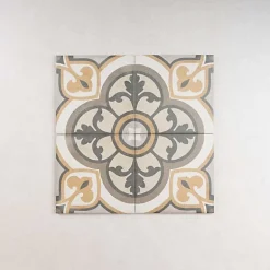 Carrelage Imitation Carreaux de Ciment ART NOUVEAU DECOR 20x20 Majestic Colour - Les Carreaux de Jean-Gioia Materia Clearance