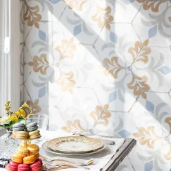 Les Carreaux De Jean Carrelage Imitation Carreaux de Ciment BOHEMIA 21x25 Lola - Les Carreaux de Jean