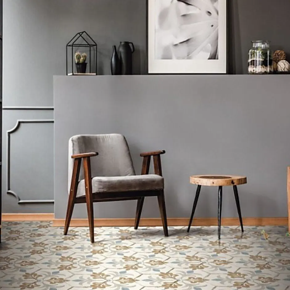 Les Carreaux De Jean Carrelage Imitation Carreaux de Ciment BOHEMIA 21x25 Lola - Les Carreaux de Jean