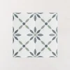 Carrelage Imitation Carreaux De Ciment 22,3x22,3 HAVANA White Flowers - Les Carreaux de Jean-Les Carreaux De Jean  Discount