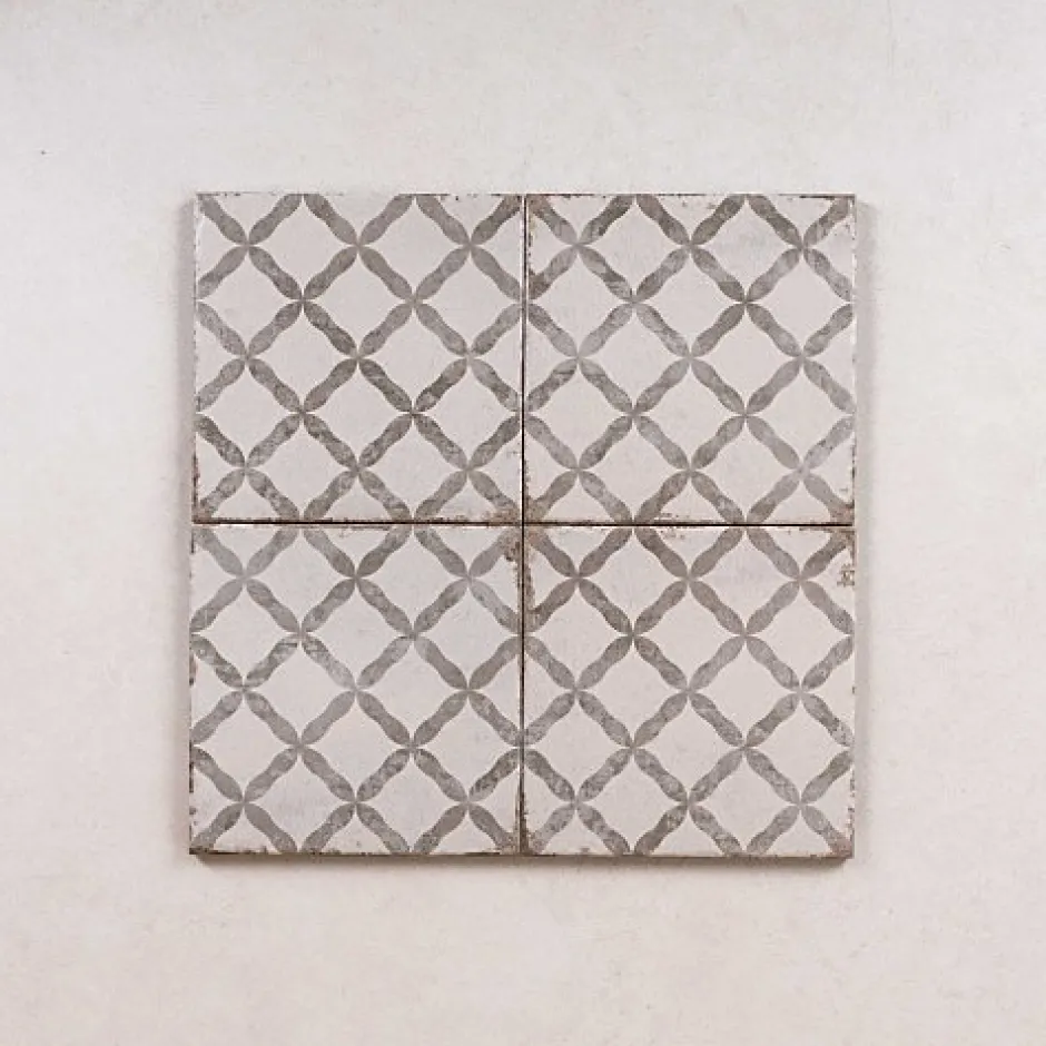 Carrelage Imitation Carreaux de Ciment GRAFTON 20x20 Dorset Taupe - Les Carreaux de Jean-Les Carreaux De Jean Online