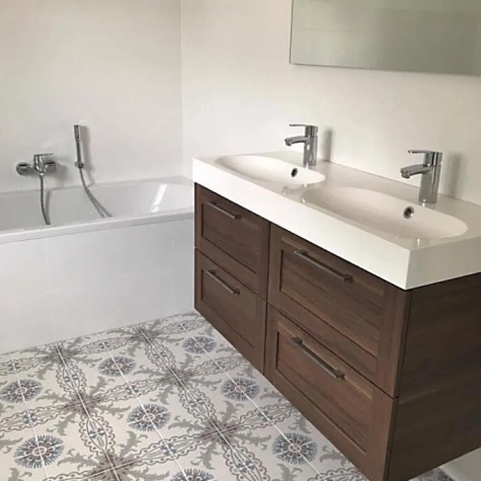 Carrelage Imitation Carreaux de Ciment LA MADELEINE 20x20 Antonet - Les Carreaux de Jean-Les Carreaux De Jean Hot