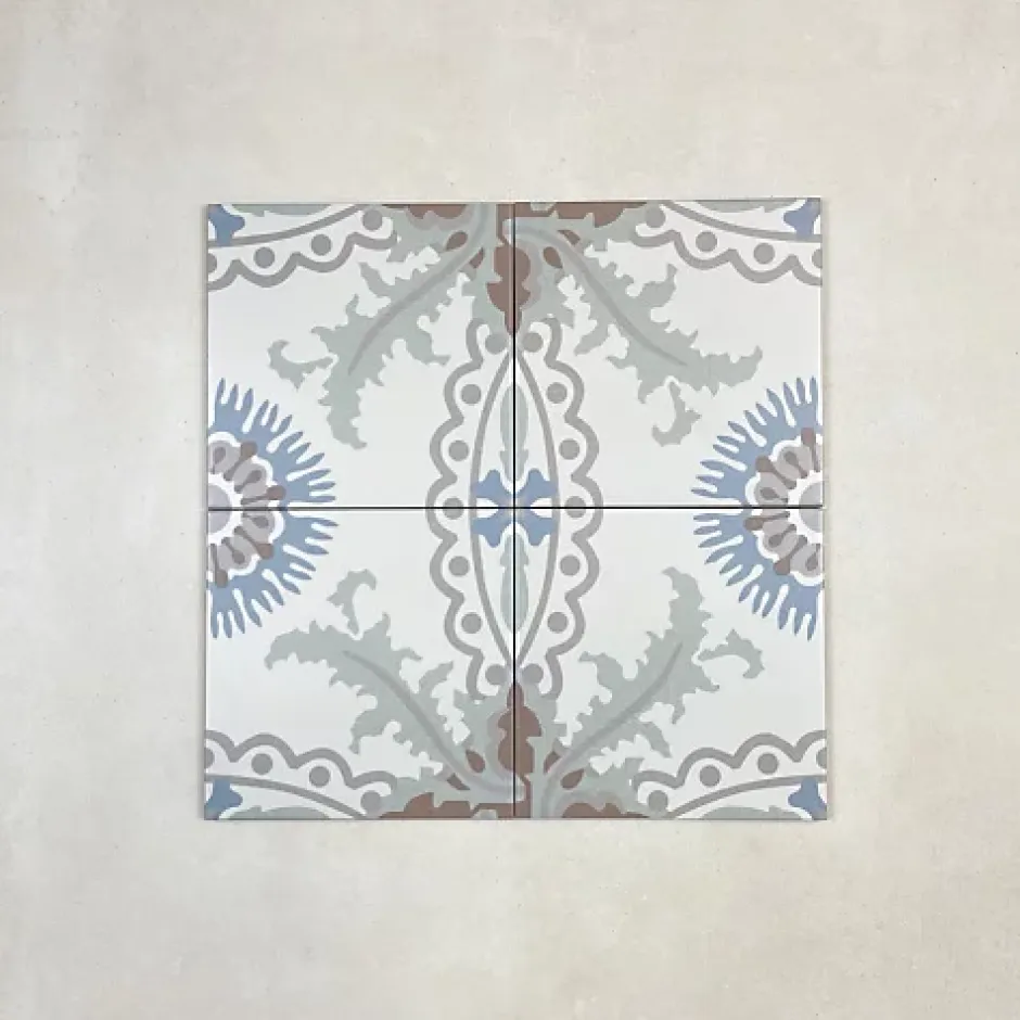 Carrelage Imitation Carreaux de Ciment LA MADELEINE 20x20 Antonet - Les Carreaux de Jean-Les Carreaux De Jean Hot