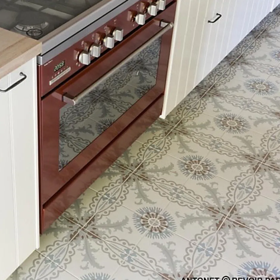 Carrelage Imitation Carreaux de Ciment LA MADELEINE 20x20 Antonet - Les Carreaux de Jean-Les Carreaux De Jean Hot