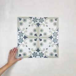 Carrelage Imitation Carreaux de Ciment LA MADELEINE 20x20 Jenette - Les Carreaux de Jean-Les Carreaux De Jean  Discount