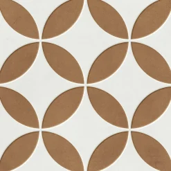 Carrelage Imitation Carreaux De Ciment 22,3x22,3 MAYARI Clay Petals - Les Carreaux de Jean-Les Carreaux De Jean Clearance