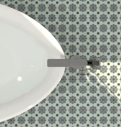 Les Carreaux De Jean Carrelage Imitation Carreaux De Ciment 20x20 LA VILETTE Benoit Jaune - Les Carreaux de Jean