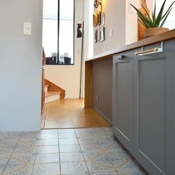 Carrelage Imitation Carreaux de Ciment LA MADELEINE 20x20 Gaetine Bleu - Les Carreaux de Jean-Les Carreaux De Jean Sale