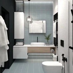 Les Carreaux De Jean  Carrelage Imitation Carreaux de Ciment LA MADELEINE 20x20 Azure - Les Carreaux de Jean