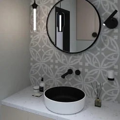 Les Carreaux De Jean Carrelage Imitation Carreaux de Ciment LA MADELEINE 20x20 Zelie Gris - Les Carreaux de Jean