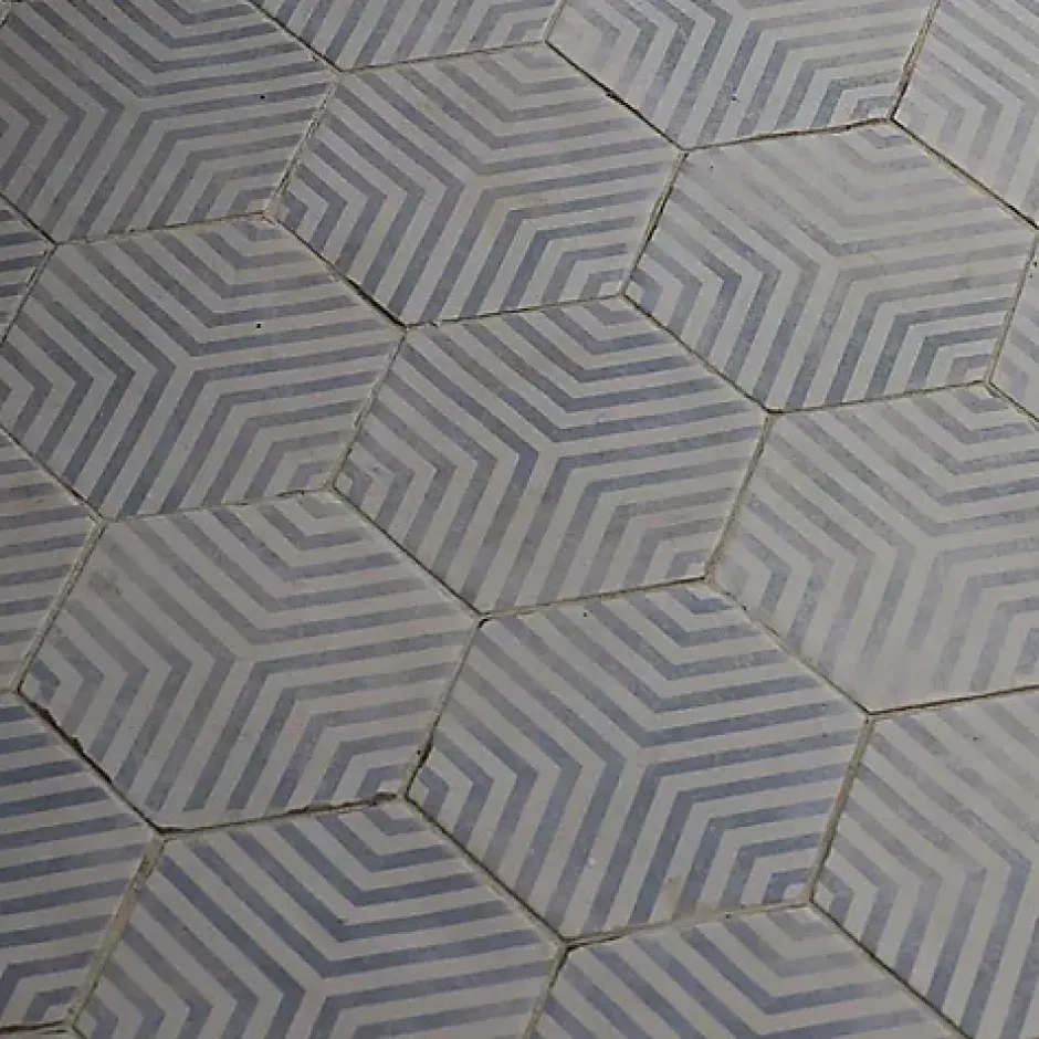 Les Carreaux De Jean Carrelage Imitation Carreaux de ciment CAPRI 14x16 Lazaretto - Les Carreaux de Jean