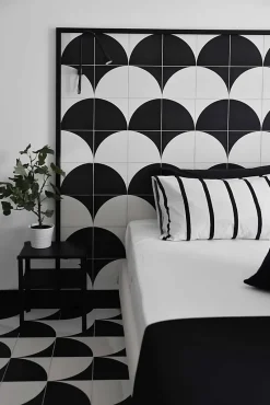 Carrelage Imitation Carreaux De Ciment 20x20 SCENARIO Tappeto 2B Nero - Les Carreaux de Jean-Les Carreaux De Jean Outlet