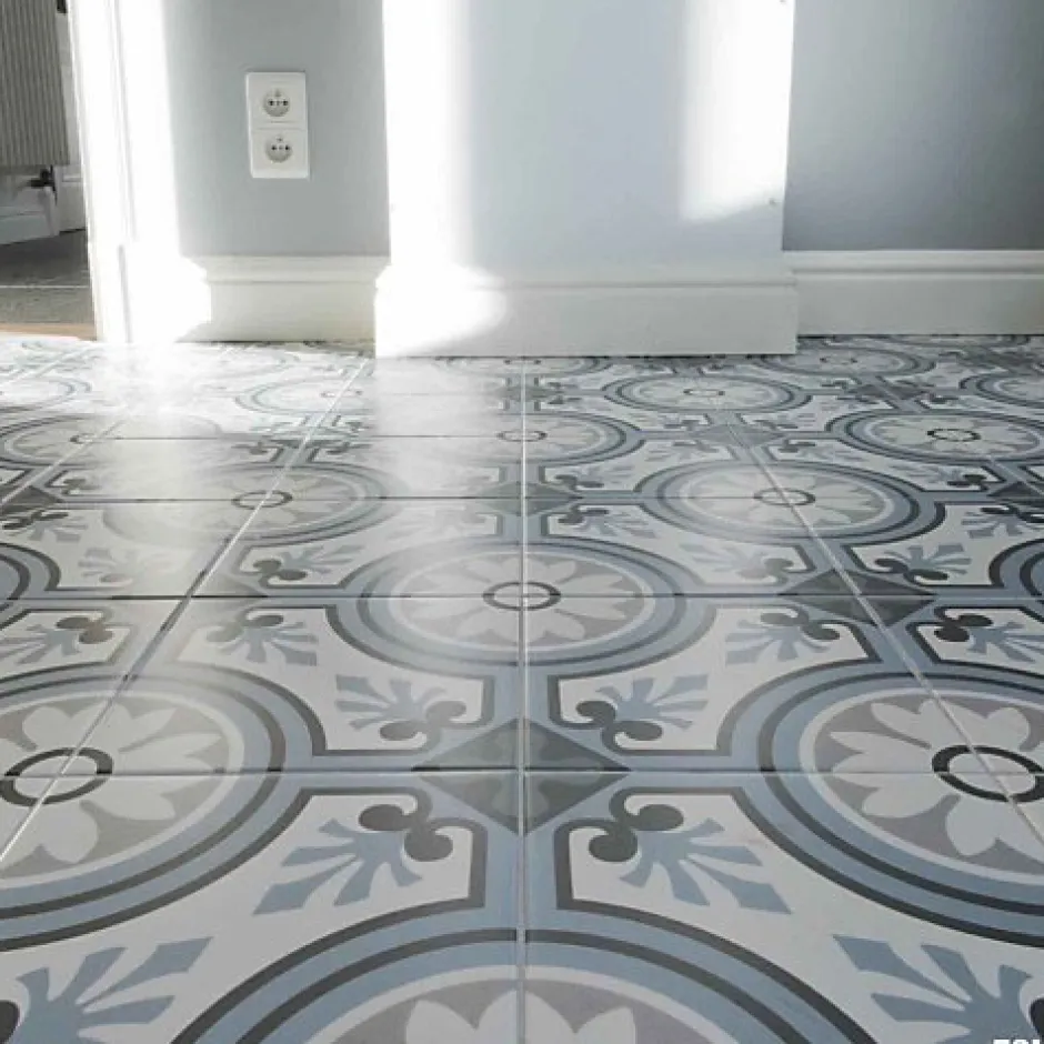 Carrelage Imitation Carreaux de Ciment LA MADELEINE 20x20 Esmee - Les Carreaux de Jean-Les Carreaux De Jean Clearance