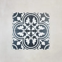 Les Carreaux De Jean  Carrelage Imitation Carreaux de Ciment LA MADELEINE 20x20 Flora - Les Carreaux de Jean