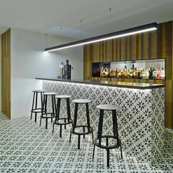 Les Carreaux De Jean  Carrelage Imitation Carreaux de Ciment LA MADELEINE 20x20 Lyla Noir - Les Carreaux de Jean