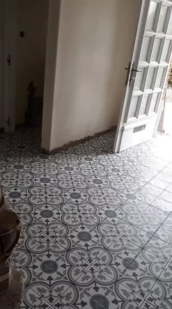 Les Carreaux De Jean  Carrelage Imitation Carreaux De Ciment 20x20 LA VILETTE George Bleu - Les Carreaux de Jean