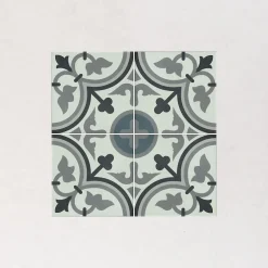 Les Carreaux De Jean  Carrelage Imitation Carreaux De Ciment 20x20 LA VILETTE George Bleu - Les Carreaux de Jean