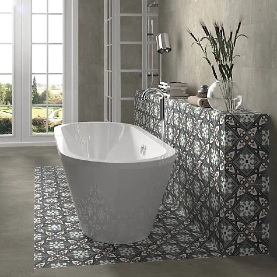 Gioia Materia Carrelage Imitation Carreaux de Ciment 15x15 Mabel - Les Carreaux de Jean