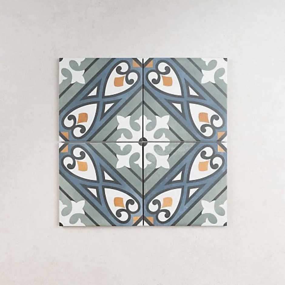 Gioia Materia Carrelage Imitation Carreaux de Ciment 15x15 Mabel - Les Carreaux de Jean