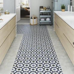 Les Carreaux De Jean  Carrelage Imitation Carreaux de Ciment FLEUR 15x15 Laure - Les Carreaux de Jean