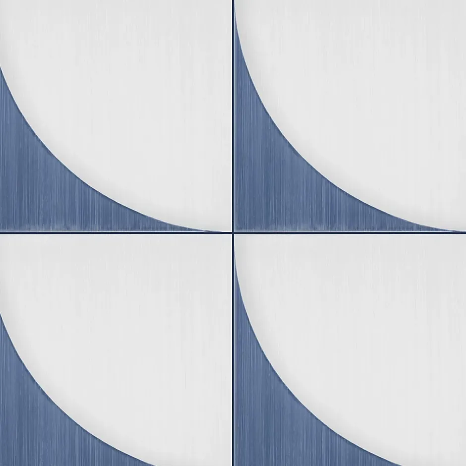 Carrelage Imitation Carreaux De Ciment 20x20 SCENARIO Tappeto 2B Blu - Les Carreaux de Jean-Les Carreaux De Jean Online