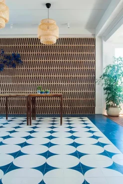 Carrelage Imitation Carreaux De Ciment 20x20 SCENARIO Tappeto 2B Blu - Les Carreaux de Jean-Les Carreaux De Jean Online