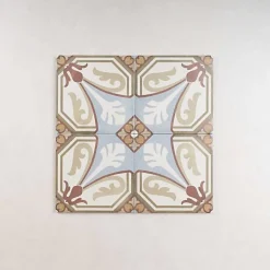 Gioia Materia Carrelage Imitation Carreaux de Ciment ART NOUVEAU DECOR 20x20 Viena Colour - Les Carreaux de Jean