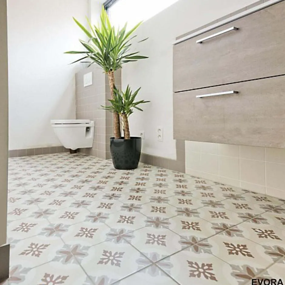 Carrelage Imitation Carreaux de Ciment LA MADELEINE 20x20 Evora - Les Carreaux de Jean-Les Carreaux De Jean Discount