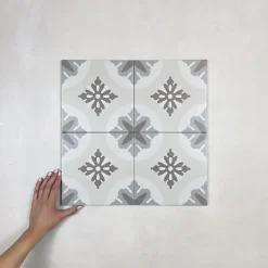 Carrelage Imitation Carreaux de Ciment LA MADELEINE 20x20 Evora - Les Carreaux de Jean-Les Carreaux De Jean  Discount